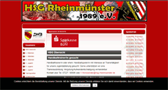 Desktop Screenshot of hsg-rheinmuenster.de